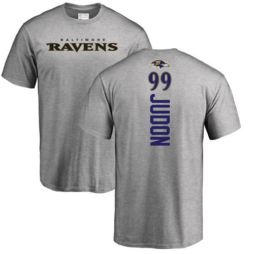 Men Baltimore Ravens Ash Matt Judon Backer NFL Football #99 T Shirt